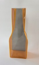 Vaso silicone Kosmo Driade ambra arancione italiano arte moderna design scultoreo