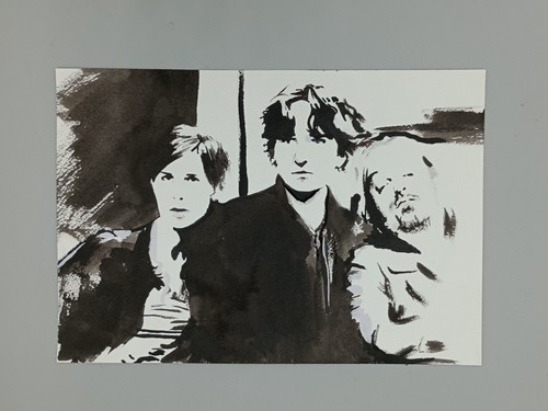 Quadro inchiostro acquerello - quadro, inchiostro/acquerello