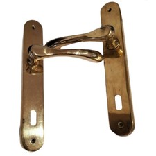 COPPIA MANIGLIA IN OTTONE PER