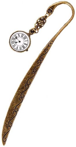 Segnalibro orologio - segnalibro,