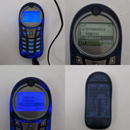 Cellulare motorola c115 blu - motorola,
