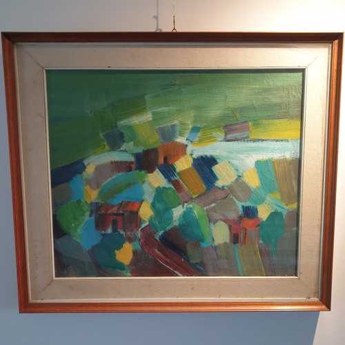 Quadro olio tela gasparini - olio, su