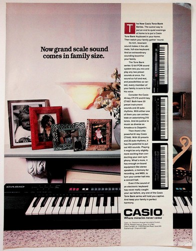 Casio tone bank tastiera - casio,