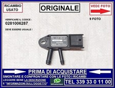SENSORE FAP DPF GAS SCARICO PUNTO EVO QUBO FIORINO PANDA 500L DOBLO 1.3 MJT 2