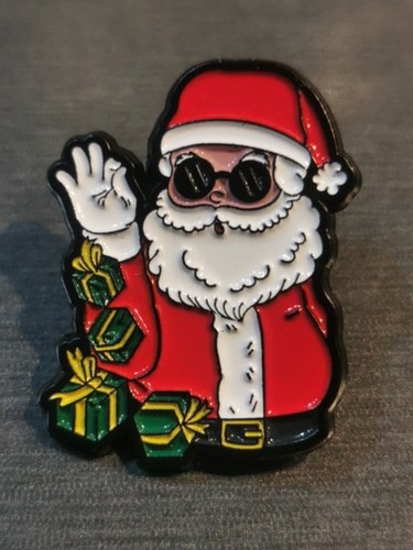 Badge babbo natale santa - badge,
