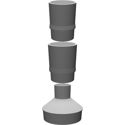 Set adattatori tubo - set,
