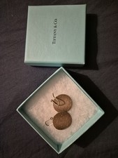 Orecchini vintage Tiffany &Co. argento 925 disco piatto ottime condizioni