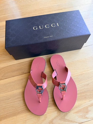 Gucci sandali infradito rosa - sandali,
