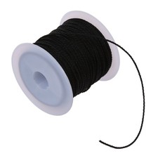 4X Rotolo Filo Nero Cotone