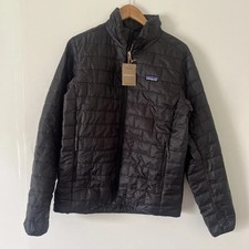 Patagonia Giacca Uomo Medium Nero Nano Puff Giacca Isolata 84212 BLKSP2 - Nuovo con etichette