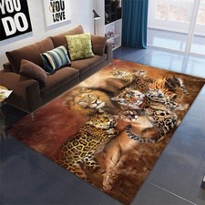 Tappeto animali leopardo leone