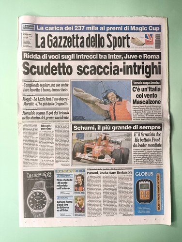 Gazzetta dello sport aprile - 30,