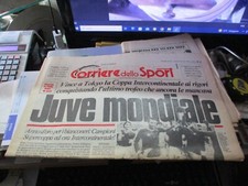 CORRIERE SPORT anno 69° n. 323 - 9/12/1985 "JUVE MONDIALE" INTERCONTINENTALE