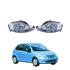 Coppia Fari Proiettori DX/SX per CITROEN C3 2002-2009 Anteriori PRED. REG. ELETT