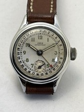 Orologio ORIS con calendario 1940s. vintage wathc Pointer Date