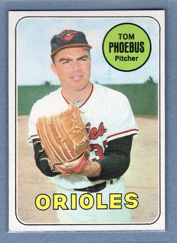 1969 topps 185 tom - #185, phoebus