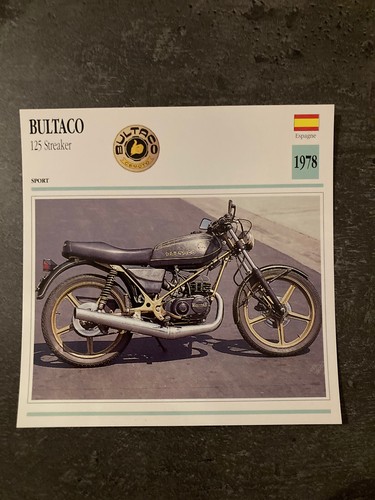 Carte fiche moto - carte,