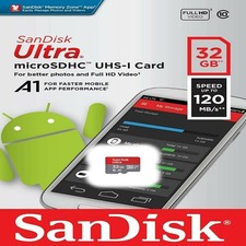 Scheda di memoria SanDisk 32GB Ultra 98MB/s Micro SD SDHC Classe 10 per smartphone U1
