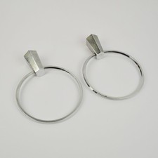 2 X Vintage Handtuchringe -