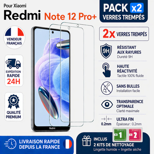 Verre trempé xiaomi redmi - 2x,