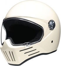 Casco moto vintage - moto, face