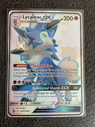 Pokémon tcg lycanroc - lycanroc, gx