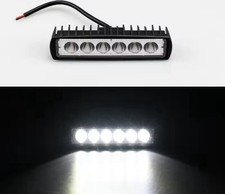 Faretto Luce Led Per Moto e PitBike 12V 6 Led Universale Faro Ad Alta Luminosità