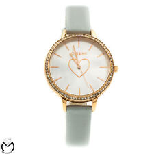 Orologio OUI & ME France Amourette 34 acciaio placcato oro zirconi bracciale ...