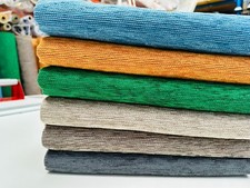 Tessuto tappezzeria ciniglia divani letto tinta unita arredo casa materiale m...