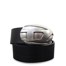 DIESEL - Cintura nera con logo