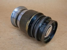 Obiettivo Leitz Leica 90 mm 1:4 Elmar 1937 nero e cromato - rivestito