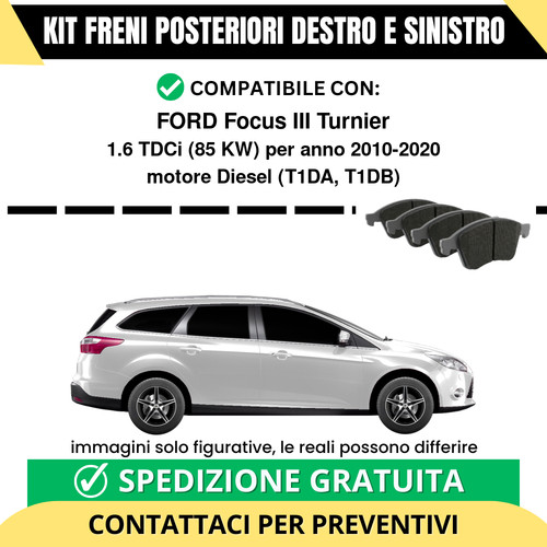 Pastiglie freno posteriori - freno,