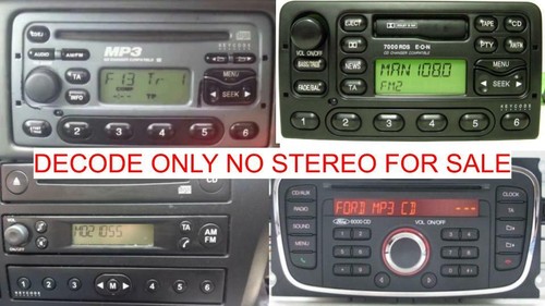 Ford sony 6000 4500 - dab, 6