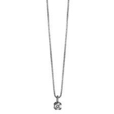 Collana punto luce oro bianco