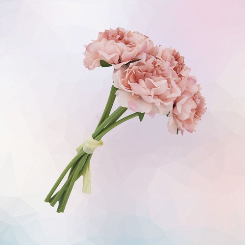 Pcs peonia artificiale - , 5