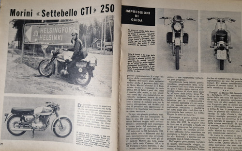 Moto morini settebello - morini, gti