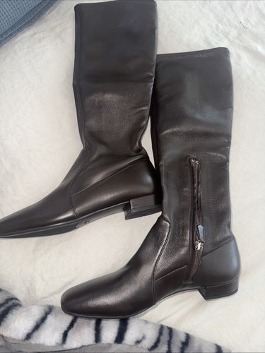 Prada black new leather - prada,