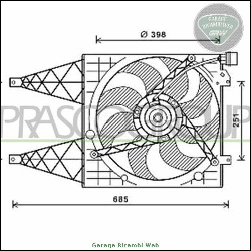 St033f003 ventola radiatore - ventola,