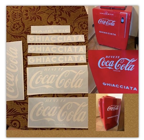 Adesivi logo coca cola kit - adesivi,