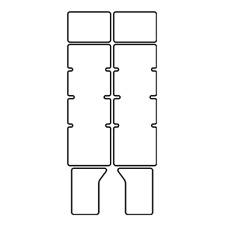 Protezioni Forcella MTB Con Prolunghe Trasparenti Protezione Bici Mountain Bike FRame