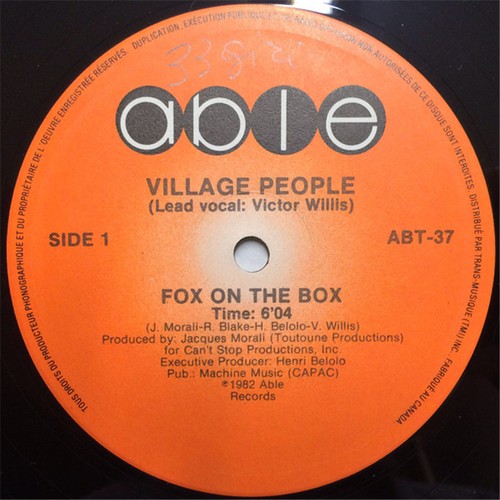 Village people fox - people, –