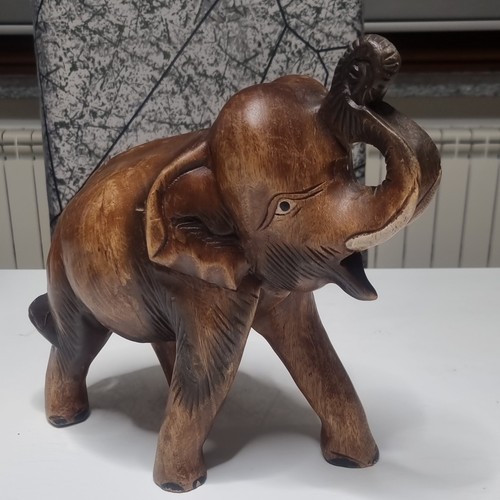 Statuetta elefante legno - elefante, in