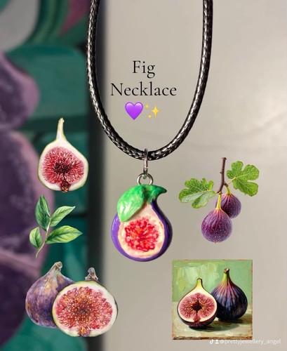 Collana fico realistico fatto