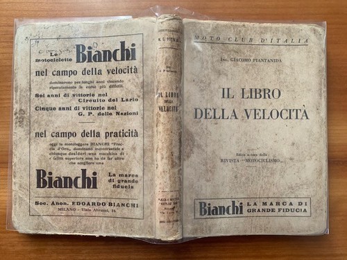 Libro della velocità 1930 - libro,