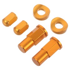  1 set di distanziali per bulloni e dadi di bloccaggio universali in alluminio