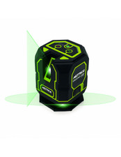 Livella Laser Metrica Ground 360° raggio verde portata 30 mt con ric 50 mt IP 54