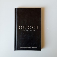 Gucci, Original Booklet -
