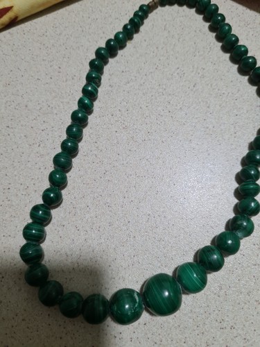 Collana malachite - in,