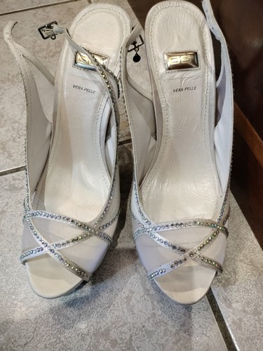 Scarpe donna bianche tacco - scarpe,