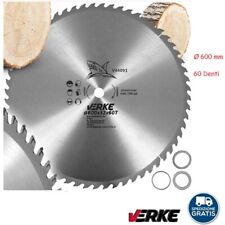 Disco Lama Widia 600 mm Taglio Legno Compensato 60 Denti Ricambio Sega Circolare